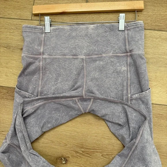 Lululemon Fast and Free 25” Pocket Legging *Ice Wash Violet Verbena - Picture 5 of 6